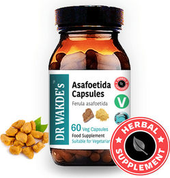 DR WAKDE'S Asafoetida Kapseln Vegan 60 Stück – Bild 1 von 3