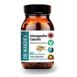 DR WAKDE'S Ashwagandha Kapseln Vegan 60 Stück – Bild 1 von 6