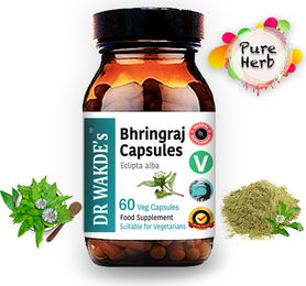DR WAKDE'S Bhringraj Kapseln Eclipta Alba Ayurveda-Supplement Vegan 60 Kapseln – Bild 1 von 13