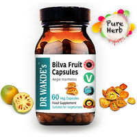 Produktbild von DR WAKDE'S Bilva Fruchtkapseln mit Bael Frucht und Bengalischer Quitte, 60 Kapseln, vegan und ohne Zusatzstoffe
