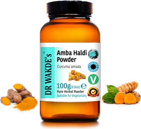 DR WAKDE'S Bio Amba Haldi Pulver Mango-Ingwer Curcuma amada Vegan 100 g – Bild 1 von 4