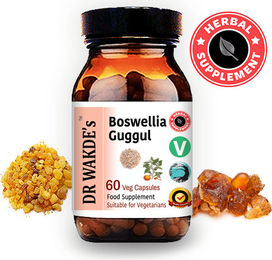 DR WAKDE'S Boswellia Guggul Kapseln mit Weihrauch Vegan 60 Kapseln – Bild 1 von 3