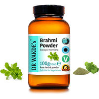 Produktbild von DR WAKDE'S Brahmi Pulver Bacopa Monniera 100 g Vegan