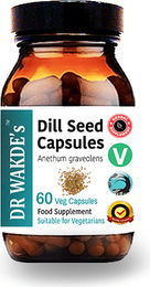 DR WAKDE'S Dill Seed Kapseln Anethum graveolans Vegan 60 Kapseln – Bild 1 von 13