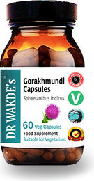DR WAKDE'S Gorakhmundi Kapseln Sphaeranthus indicus Ayurveda-Supplement Vegan 60 Kapseln – Bild 1 von 1