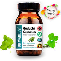 Produktbild von DR WAKDE'S Guduchi Kapseln Tinospora cordifolia 500 mg 60 vegane Kapseln ohne Zusatzstoffe