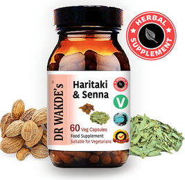 DR WAKDE'S Haritaki & Senna Kräuter-Komplex Kapseln Vegan 60 Stück – Bild 1 von 3