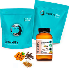 DR WAKDE'S Hingwashtak Churna Kräuter-Komplex Pulver 1 kg vegan und vegetarisch ohne Zusatzstoffe – Bild 1 von 2