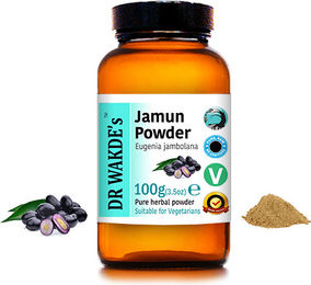 DR WAKDE'S Jamun Pulver Eugenia jambolana 100 g Vegan – Bild 1 von 4