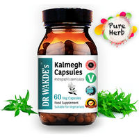Produktbild von DR WAKDE'S Kalmegh Kapseln mit Andrographis panniculata Ayurveda-Supplement Vegan 60 Kapseln