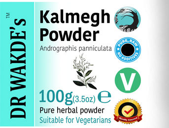 DR WAKDE'S Kalmegh Pulver Andrographis panniculata Vegan 100 g – Bild 1 von 3