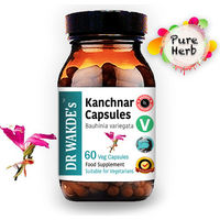 Produktbild von DR WAKDE'S Kanchnar Kapseln mit Bauhinia variegata, 60 vegane Kapseln, ohne Zusatzstoffe