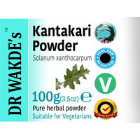 Produktbild von DR WAKDE'S Kantakari Pulver Solanum xanthocarpum 100 g Vegan