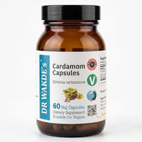 Produktbild von DR WAKDE'S Kardamom Kapseln 60 vegane Kapseln ohne Zusatzstoffe