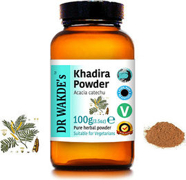 DR WAKDE'S Khadira Pulver Acacia catechu Vegan 100 g – Bild 1 von 4