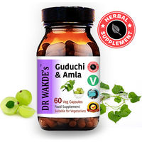 Produktbild von DR WAKDE'S Kräuter-Komplex Guduchi & Amla Kapseln Vegan 60 Stück