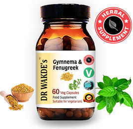 DR WAKDE'S Kräuter-Komplex Gymnema und Bockshornklee Kapseln Vegan 60 Stück – Bild 1 von 3