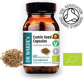 DR WAKDE'S Kreuzkümmel Kapseln Vegan 60 Stück – Bild 1 von 3