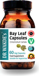 DR WAKDE'S Lorbeerblätter Kapseln Cinnamomum tamala Vegan 60 Kapseln – Bild 1 von 13