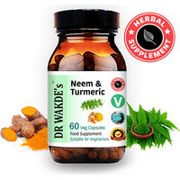 Produktbild von DR WAKDE'S Neem & Kurkuma Kapseln Vegan 60 Stück