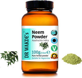 DR WAKDE'S Neem Pulver Azadirachta indica 100 g Vegan – Bild 1 von 2