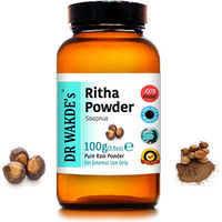 Produktbild von DR WAKDE'S Ritha Pulver Indische Waschnuss Sapindus trifoliatus 100 g Vegan