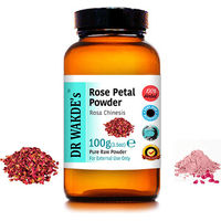 Produktbild von DR WAKDE'S Rosenblütenpulver 100 g Vegan Raw Ayurveda-Kräuter