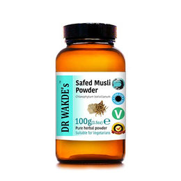 DR WAKDE'S Safed Musli Pulver Chlorophytum borivilianum Vegan 100 g – Bild 1 von 2
