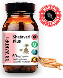 DR WAKDE'S Shatavari Plus Kräuter-Komplex Kapseln Vegan 60 Stück – Bild 1 von 3