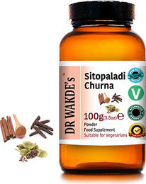 DR WAKDE'S Sitopaladi Churna Kräuter-Komplex Pulver 100g Vegan und Vegetarisch – Bild 1 von 7