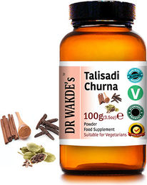 DR WAKDE'S Talisadi Churna Kräuter-Komplex Pulver 100g vegan – Bild 1 von 3