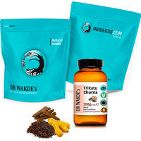Produktbild von DR WAKDE'S Trikatu Churna Kräuter-Komplex Pulver mit Ingwer, Schwarzem Pfeffer und Langem Pfeffer 500g vegan