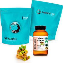 DR WAKDE'S Triphala Churna Kräuter-Komplex Pulver mit Amla, Haritaki und Bibhitaki vegan 1 kg – Bild 1 von 2