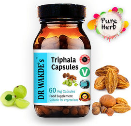 DR WAKDE'S Triphala Kräuter-Komplex Kapseln Vegan 60 Stück – Bild 1 von 13