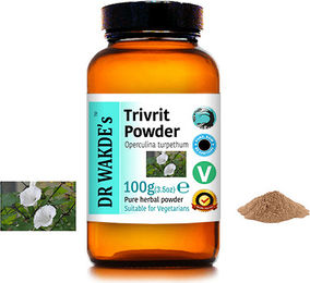 DR WAKDE'S Trivrit Pulver Operculina turpethum 100 g Vegan – Bild 1 von 3