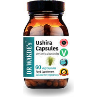 Produktbild von DR WAKDE'S Ushira Kapseln mit Vertiver (Vertiveria zizaniodes) Ayurveda-Supplement Vegan 60 Kapseln