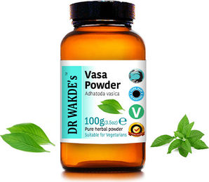 DR WAKDE'S Vasa Pulver Adhatoda vasica 100 g Vegan – Bild 1 von 2