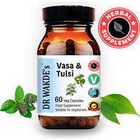 Produktbild von DR WAKDE'S Vasa & Tulsi Kräuter-Komplex Kapseln Vegan 60 Stück