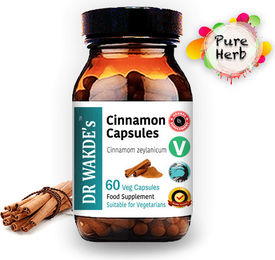 DR WAKDE'S Zimt Kapseln Vegan 60 vegetarische Kapseln ohne Zusatzstoffe – Bild 1 von 3
