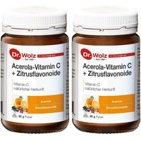 Produktbild von Dr. Wolz Acerola-Vitamin C mit Zitrusflavonoiden Pulver 90 g glutenfrei und laktosefrei