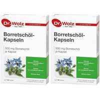 Produktbild von Dr. Wolz Borretschöl Kapseln glutenfrei laktosefrei ohne Zusatzstoffe 60 Stück