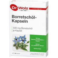Produktbild von Dr. Wolz Borretschöl Kapseln glutenfrei und laktosefrei 60 Stück