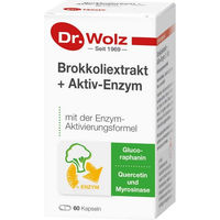 Produktbild von Dr. Wolz Brokkoliextrakt mit Aktiv-Enzymen vegan Kapseln 60 Stück