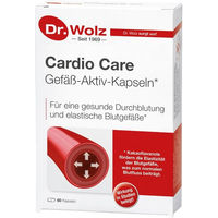 Produktbild von Dr. Wolz Cardio Care Kapseln vegan laktosefrei und glutenfrei