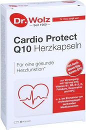Dr. Wolz Cardio Protect Q10 Kapseln mit Ubiquinon glutenfrei laktosefrei und ohne Gelatine – Bild 1 von 3
