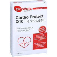 Produktbild von Dr. Wolz Cardio Protect Q10 Kapseln mit Ubiquinon glutenfrei laktosefrei und ohne Gelatine