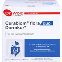 Produktbild von Dr. Wolz Curabiom Flora Duo Kombipackung Vegan Kapseln für Erwachsene