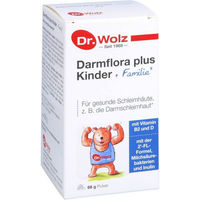 Produktbild von Dr. Wolz Darmflora plus Kinder + Familie Pulver 68 g vegetarisch glutenfrei