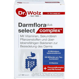 Dr. Wolz Darmflora Plus Select Complex Kapseln vegan glutenfrei laktosefrei 80 Stück – Bild 1 von 1