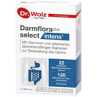 Produktbild von Dr. Wolz Darmflora plus select intens Kapseln vegan laktosefrei glutenfrei 80 Stück